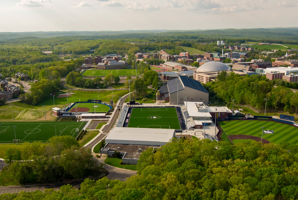 Fields210518a002-crop UConn Athletic District improvements aerial view