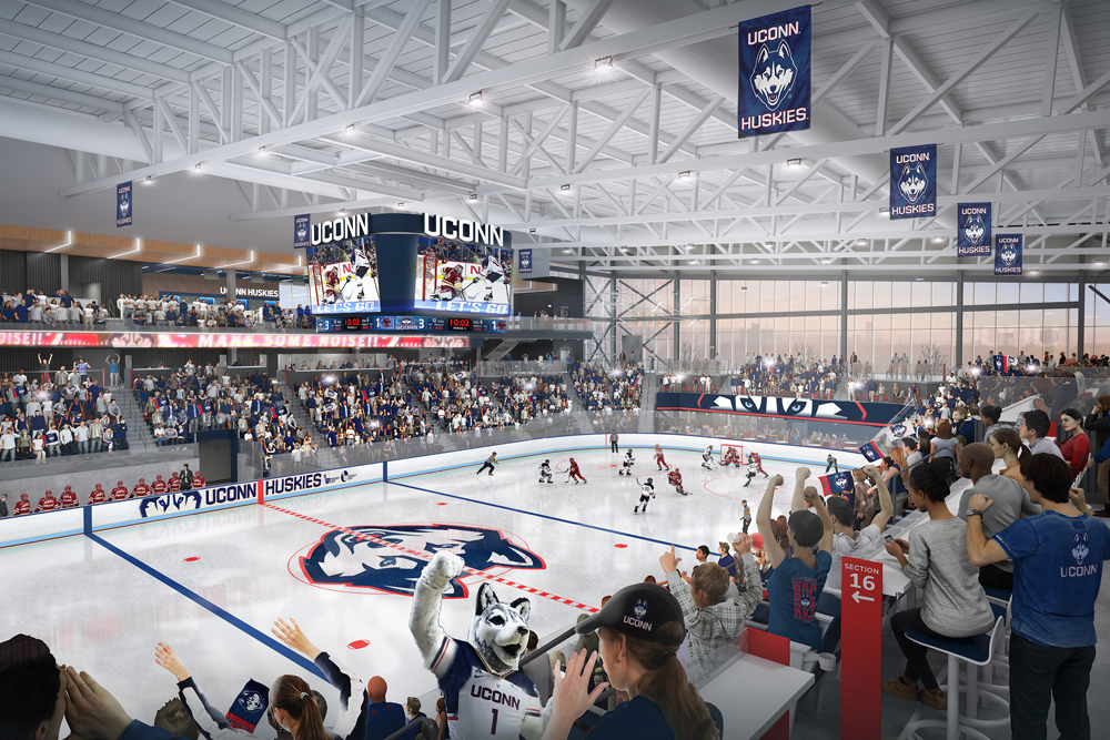 hockey-web UConn ice hockey rendering