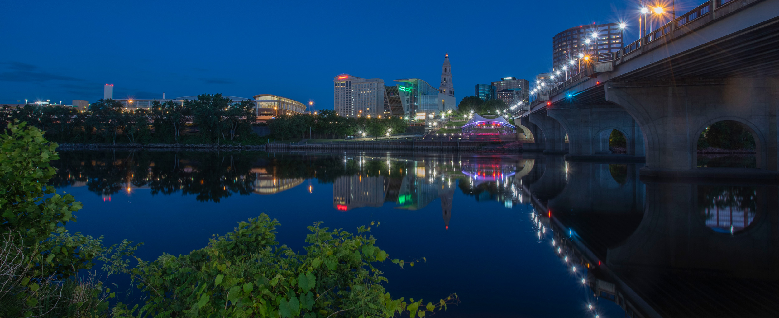 hartford220620a002 Hartford Skyline just before dawn.