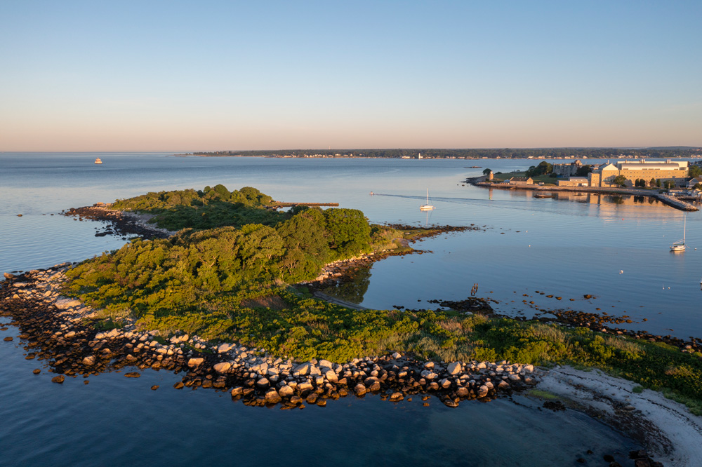CIRCAAvery_Point_Drone0_20210624_0147 Avery Point coastline