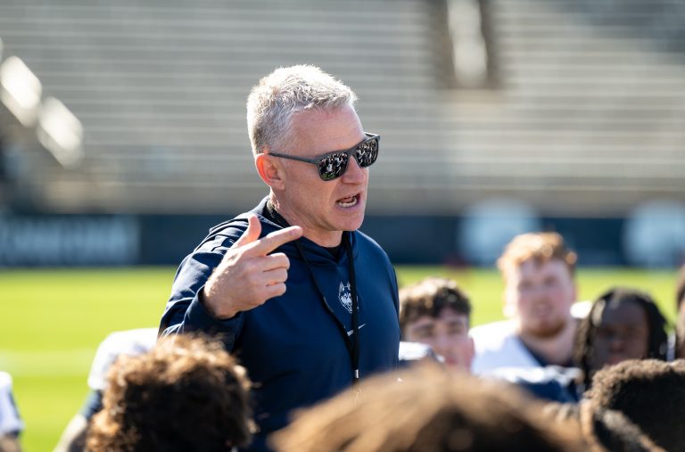 UConn football coach Jason Candle
