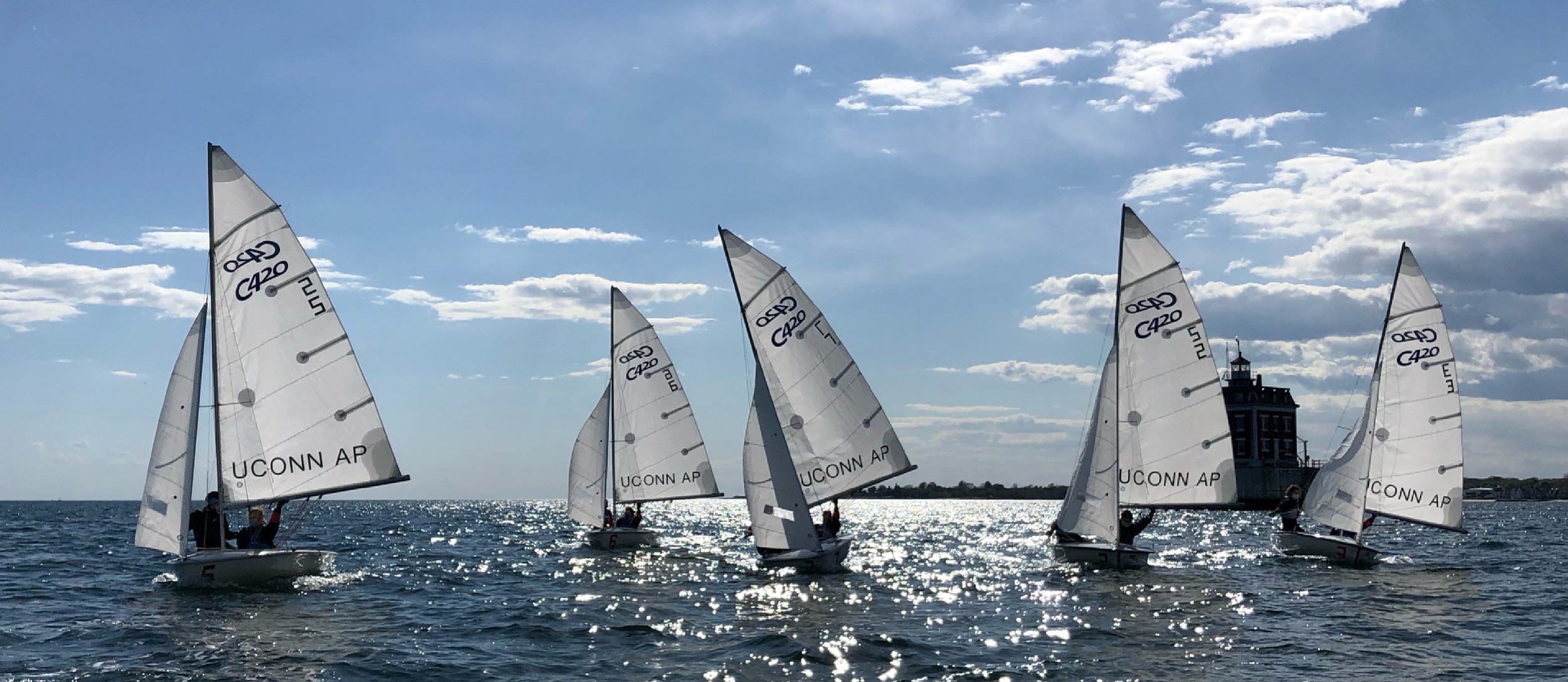 Sail boats on Long Island Sound