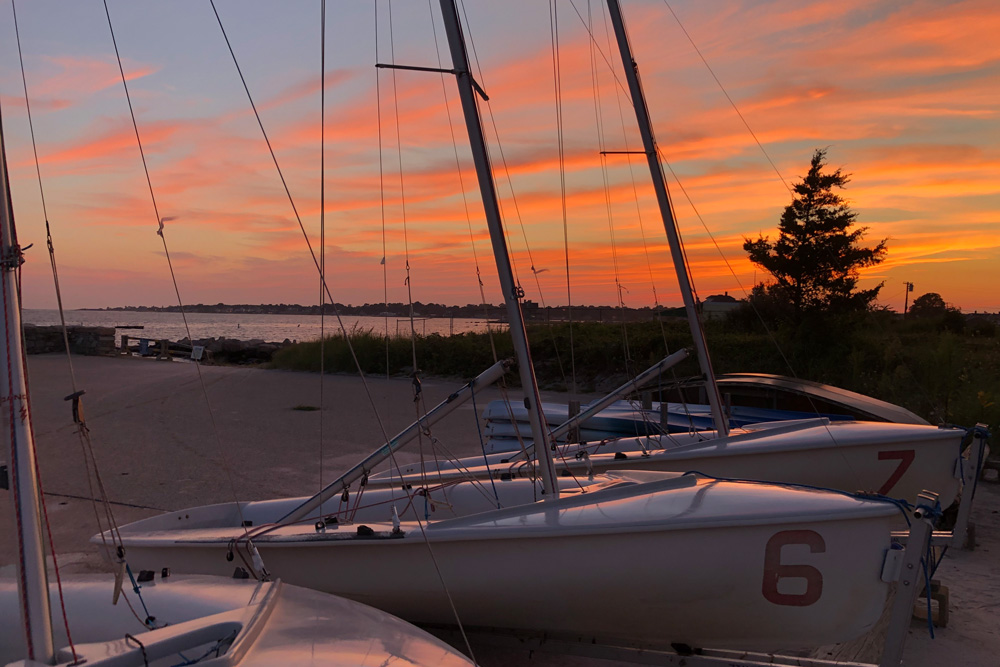 UConn Avery Point sailing boats